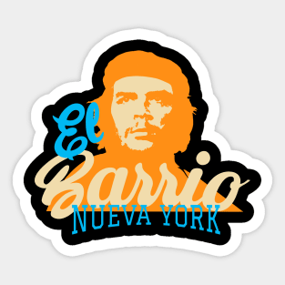 New York El Barrio  -  Spanish Harlem  - El Barrio  NYC Che Guevara Sticker